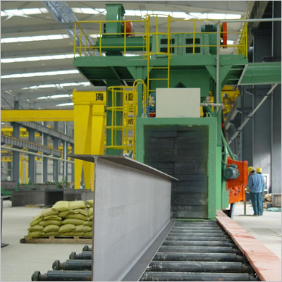 H型鋼拋丸機(jī)，工字鋼專用拋丸清理機(jī)